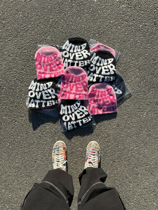 “Mind Over Matter” Beanie (Pink)